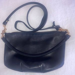 Clare V Petit Moyen Black Leather
